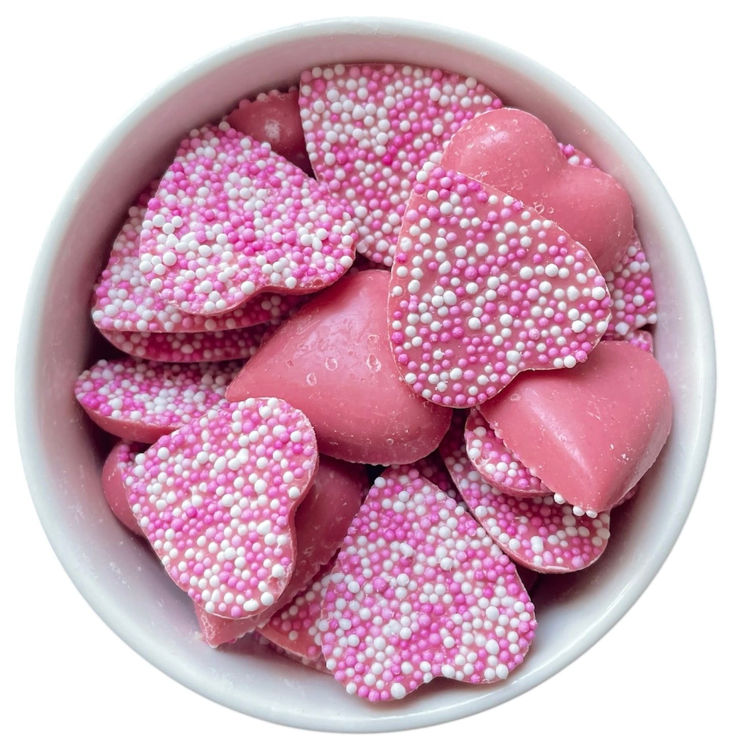 Chocolate Pink Hearts Per 100g